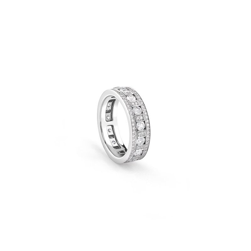 Damiani - Anello Belle Epoque Reel - Oro Bianco - Diamante