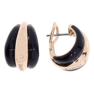 Damiani - Orecchini Spicchi Luna - Oro Rosa - Diamante