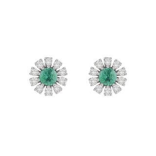 Damiani - Orecchini Margherita - Oro Bianco - Diamante