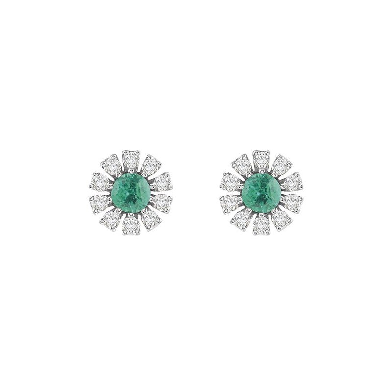 Damiani - Orecchini Margherita - Oro Bianco - Diamante