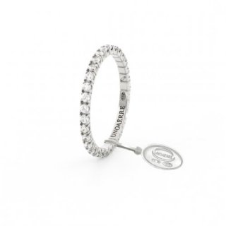 Anello Veretta In Argento Bianco