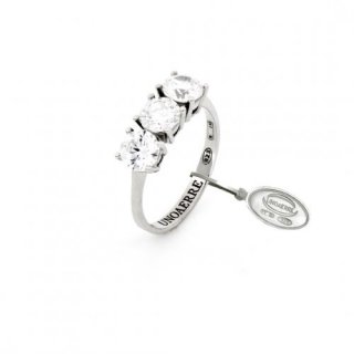 Anello Trilogy In Argento Bianco