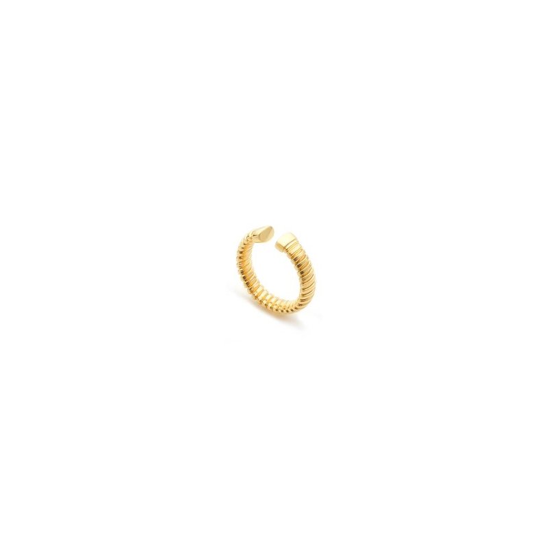 Anello Tubogas In Argento Dorato