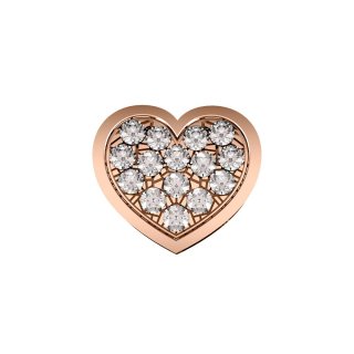 Elements Donnaoro - Cuore Grande - Oro Rosa - Diamanti