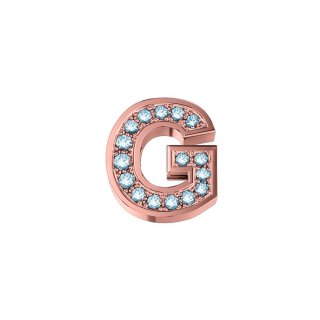 Elements Donnaoro - Lettera G - Oro Rosa - Diamanti
