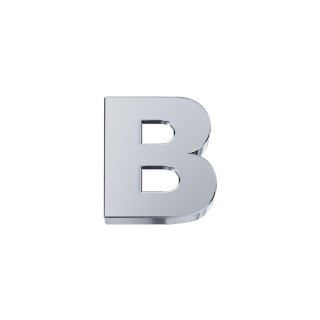 Elements Donnaoro - Lettera B - Oro Bianco 18Kt