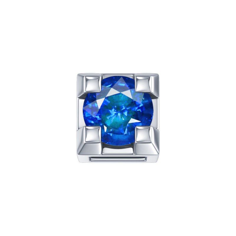 Elements Donnaoro - Griffe 0,02 Ct - Oro Bianco - Zaffiro