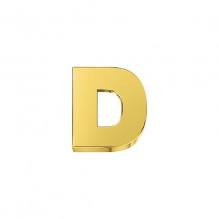 Elements Donnaoro - Lettera D Classica - Oro Giallo