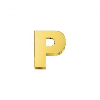 Elements Donnaoro - Lettera P - Oro Giallo