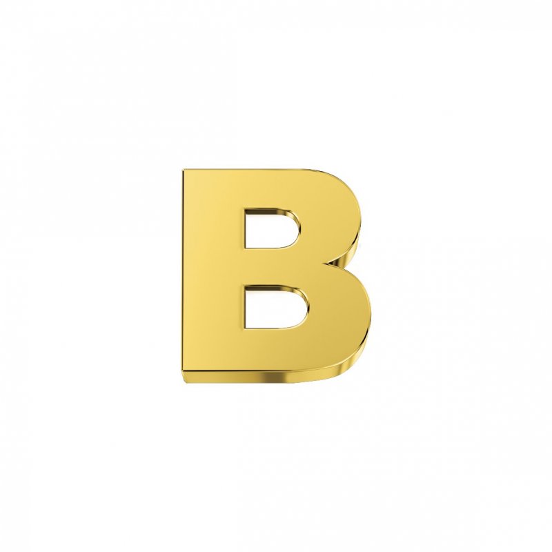 Elements Donnaoro - Lettera B Classica - Oro Giallo