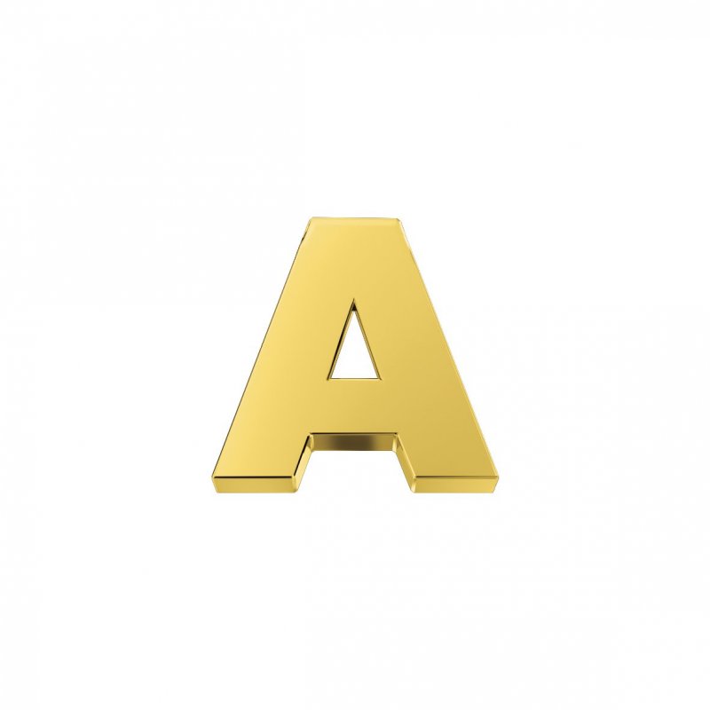 Elements Donnaoro - Lettera A - Oro Giallo