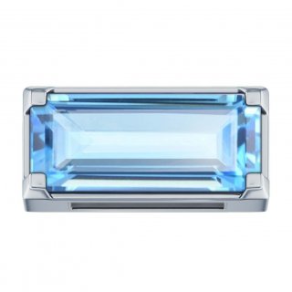 Elements Donnaoro - Morse Oro Bianco - Topazio