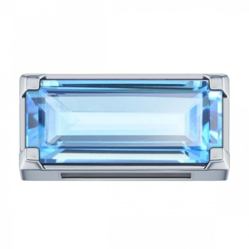 Elements Donnaoro - Morse Oro Bianco - Topazio