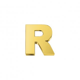 Elements Donnaoro - Lettera R Classica - Oro Giallo