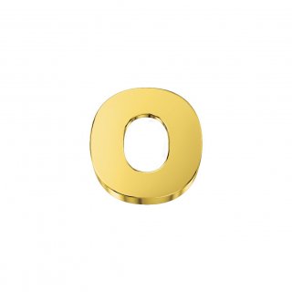 Elements Donnaoro - Lettera O Classica - Oro Giallo