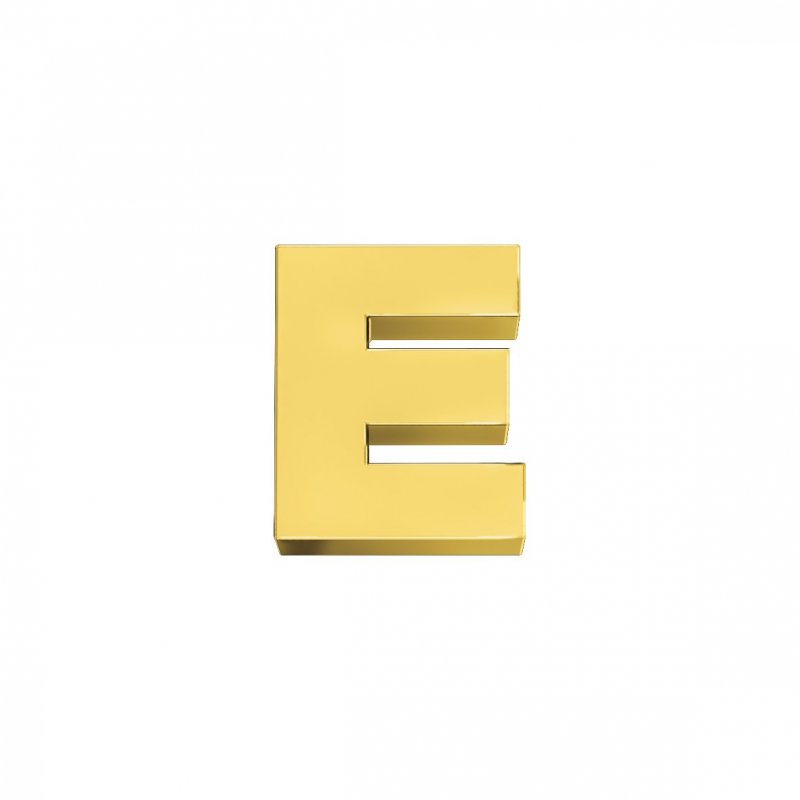 Elements Donnaoro - Lettera E Classica - Oro Giallo