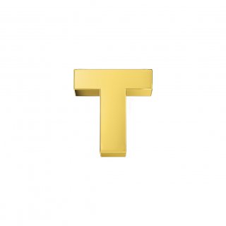 Elements Donnaoro - Lettera T - Oro Giallo