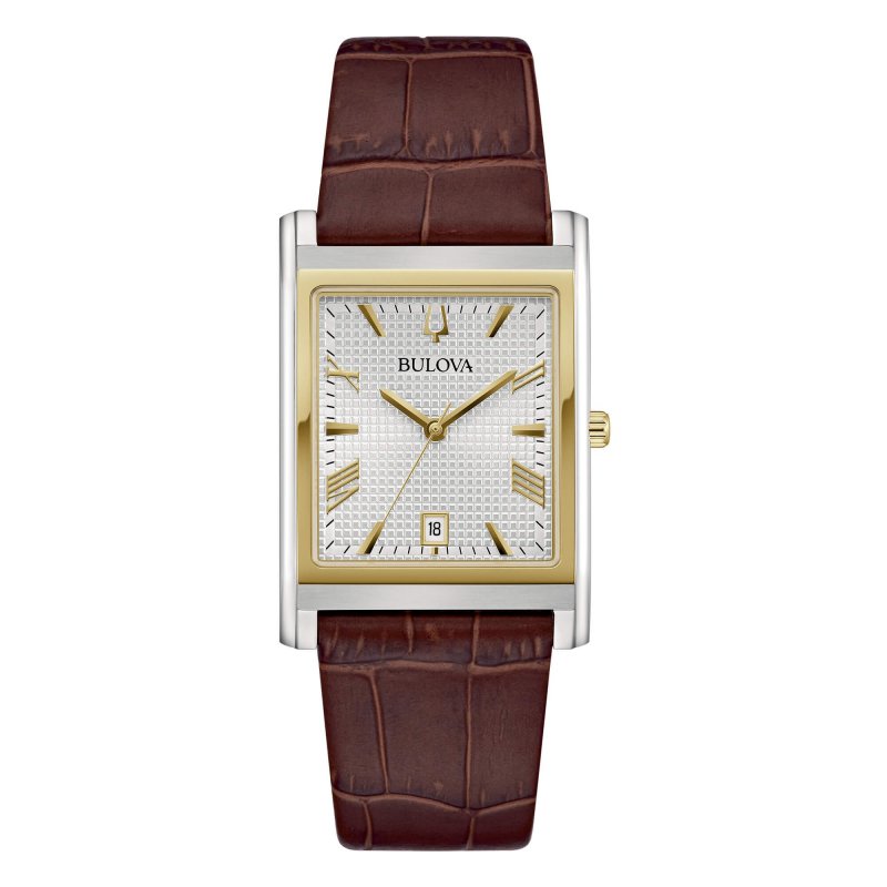 Bulova - Classic Rectangle - Solotempo - Pelle