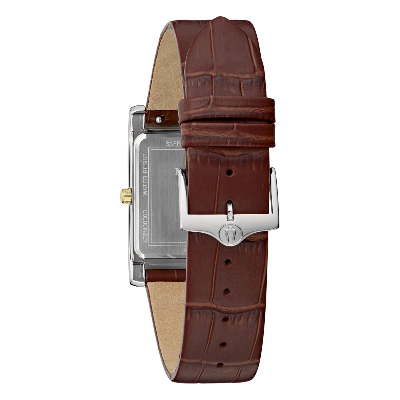 Bulova - Classic Rectangle - Solotempo - Pelle