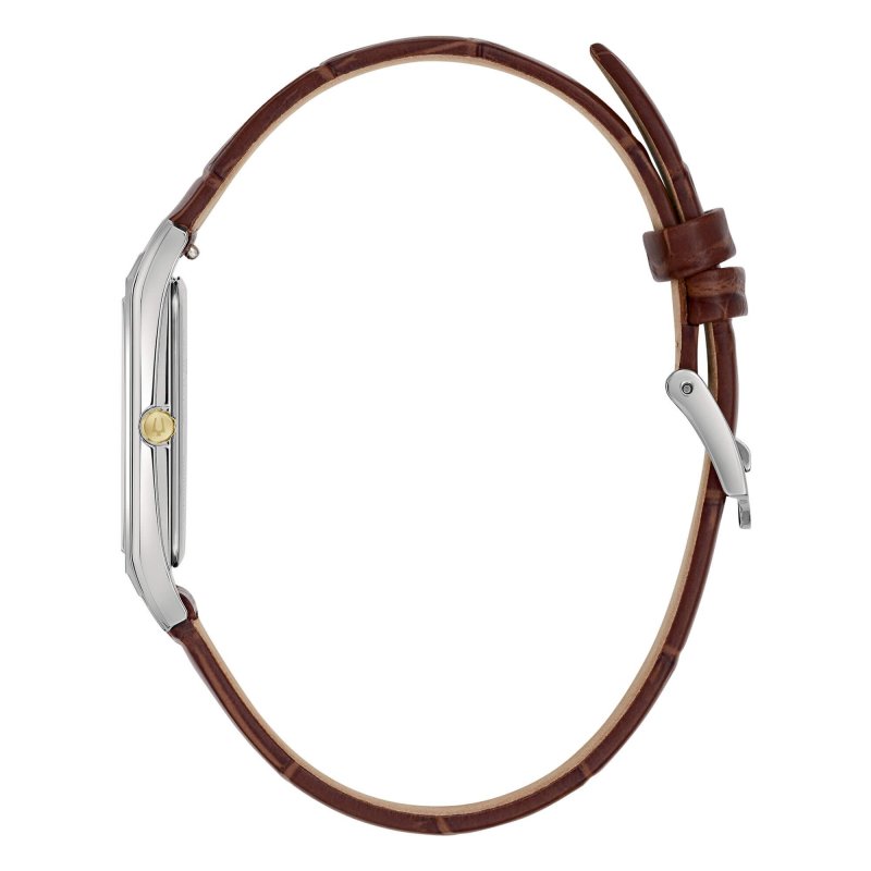 Bulova - Classic Rectangle - Solotempo - Pelle