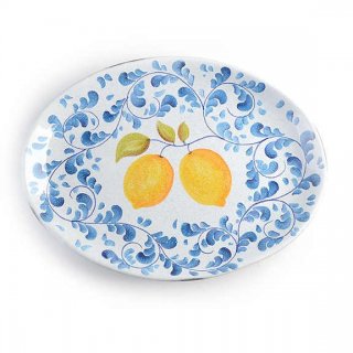 Modigliani - Amalfi Piatto Ovale - Ceramica Dipinta