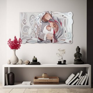 Cartapietra - Quadro Tenero Abbraccio - Bassorilievo