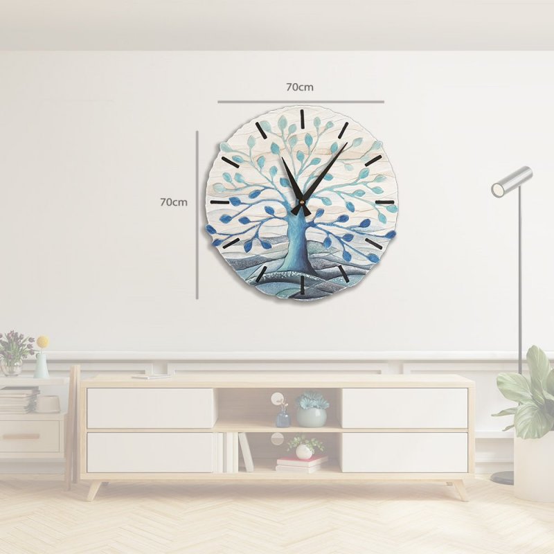 Cartapietra - Orologio Albero - Bassorilievo - Legno