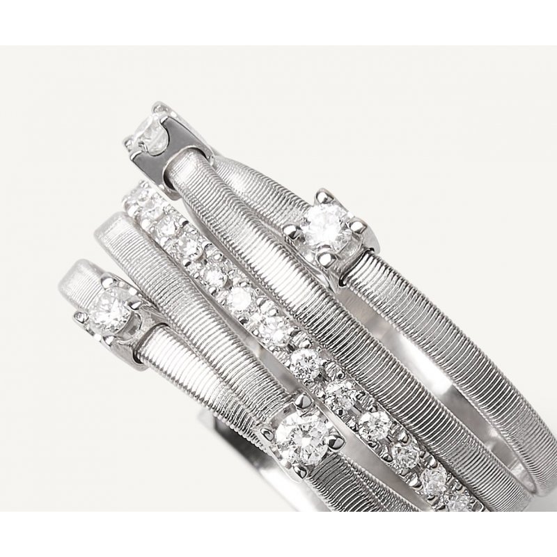 Marco Bicego - Anello Diamanti - Oro Bianco