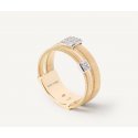 Marco Bicego - Anello Doppia Fascia - Oro - Diamanti