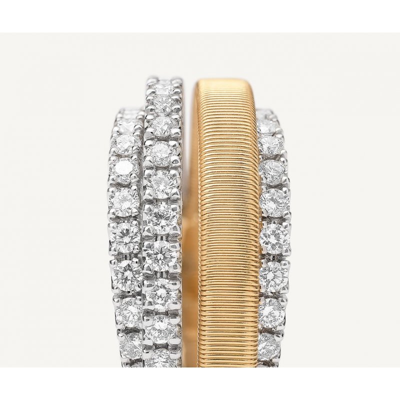 Marco Bicego - Anello 4 Fili - Oro Giallo - Diamanti