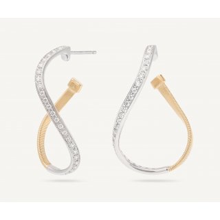 Marco Bicego - Orecchini Oro Giallo - Pavé Diamanti