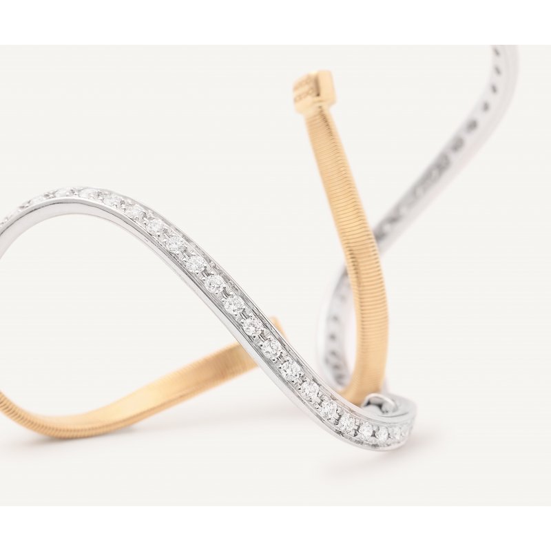 Marco Bicego - Orecchini Oro Giallo - Pavé Diamanti