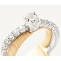 Marco Bicego - Anello Doppia Fascia - Oro Giallo - Diamanti