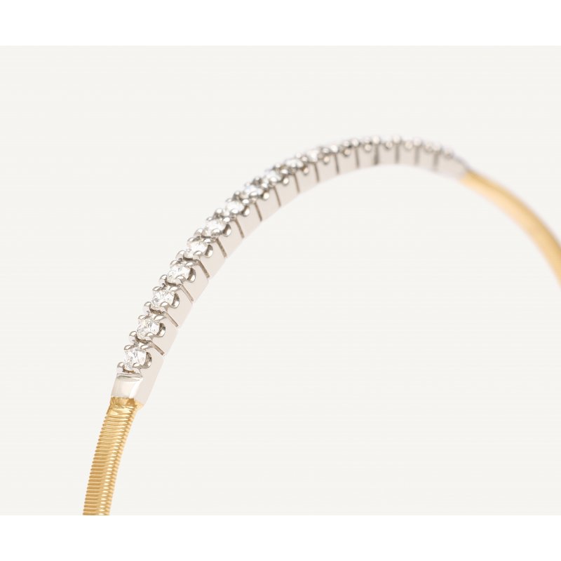 Marco Bicego - Bangle Sottile - Oro Giallo - Diamanti