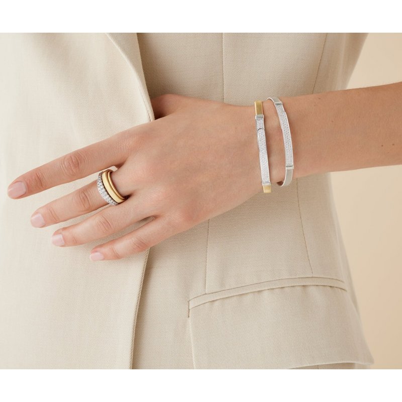 Marco Bicego - Bangle In Oro Giallo - Pavé Diamanti