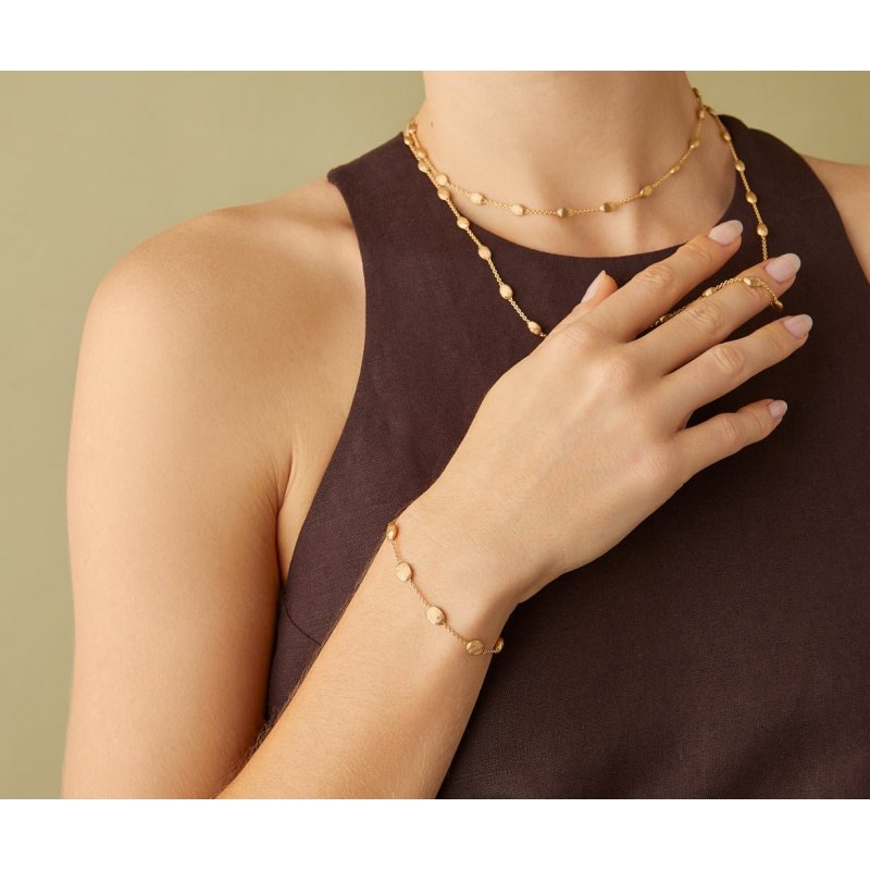 Marco Bicego - Bracciale Con Ovaline Medie - Oro Giallo