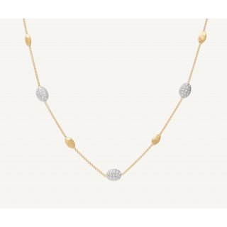 Marco Bicego - Collier Con Ovaline - Oro - Diamanti