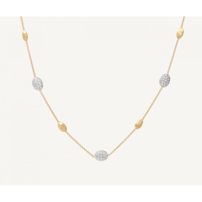 Marco Bicego - Collier Con Ovaline - Oro - Diamanti