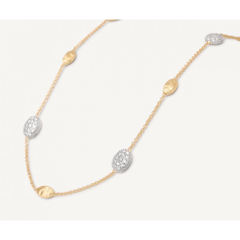 Marco Bicego - Collier Con Ovaline - Oro - Diamanti