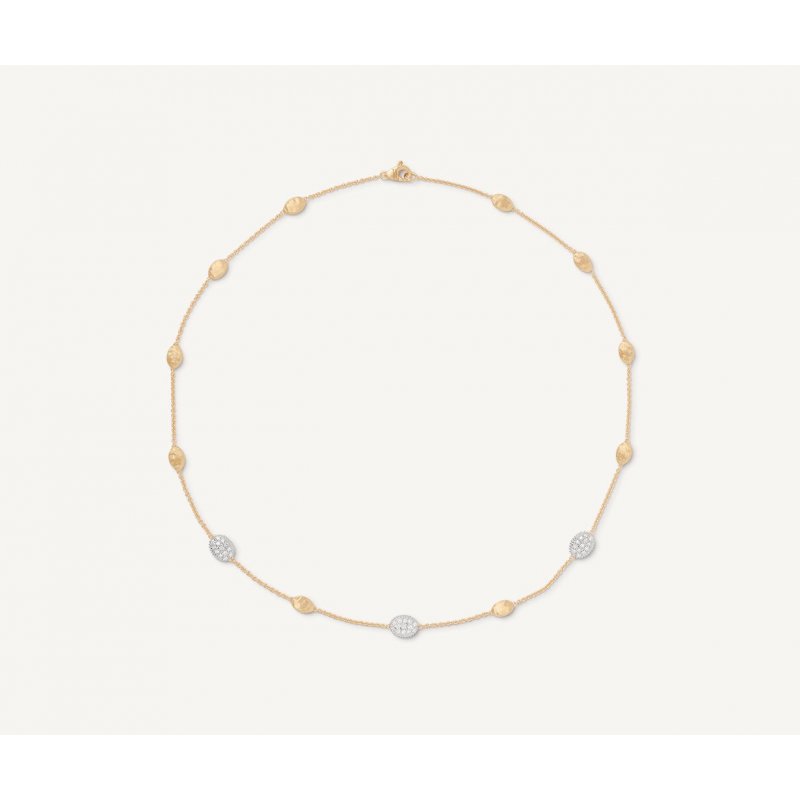 Marco Bicego - Collier Con Ovaline - Oro - Diamanti