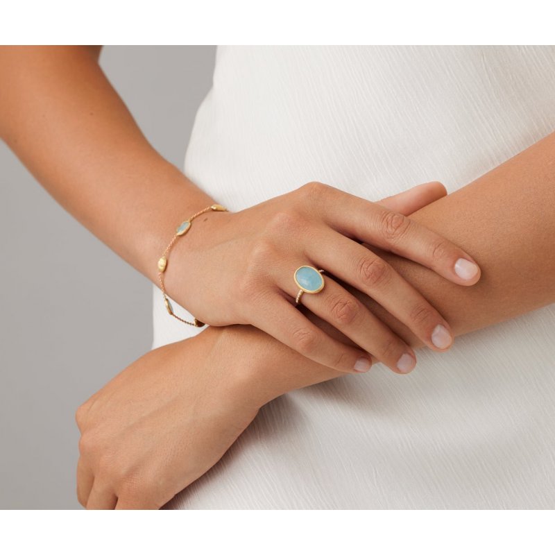 Marco Bicego - Anello Acquamarina - Oro 18Kt