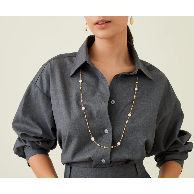 Marco Bicego - Collana Lunga - Oro Giallo - Madreperle
