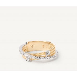 Marco Bicego - Anello Tre Fili - Oro Giallo - Diamanti