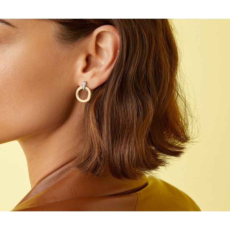 Marco Bicego - Orecchino A Lobo - Oro Giallo - Diamanti