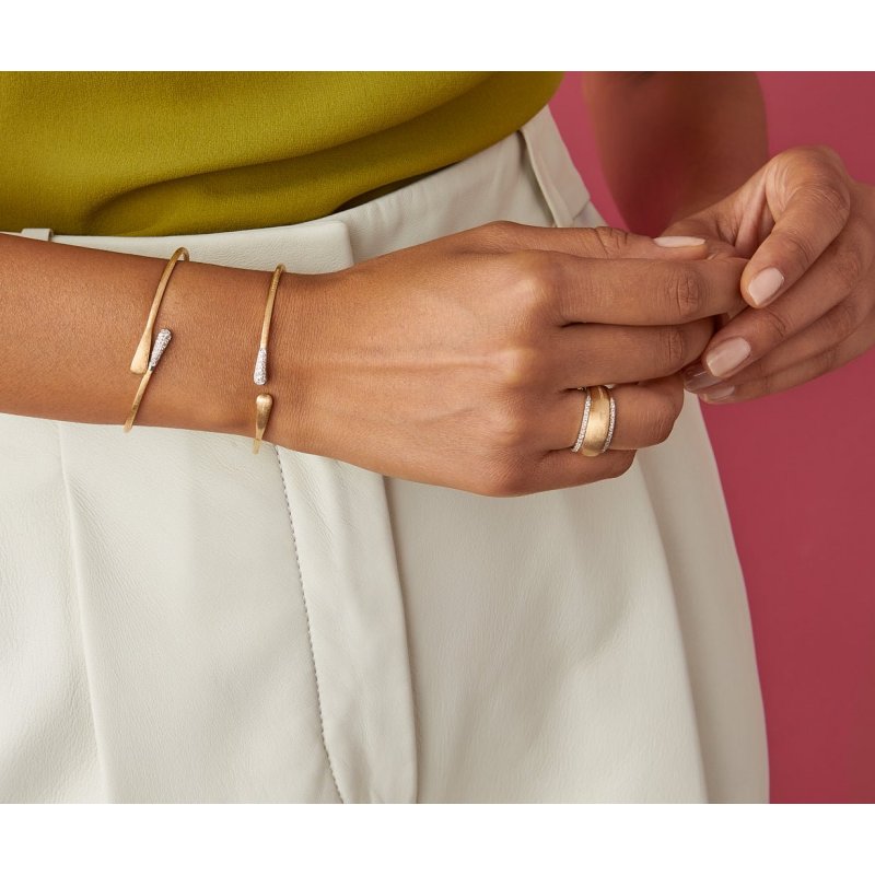 Marco Bicego - Bracciale Rigido - Oro Giallo - Diamanti