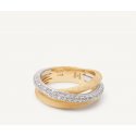 Marco Bicego - Anello A 3 Fili - Oro Giallo - Diamanti