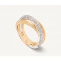 Marco Bicego - Anello A 3 Fili - Oro Giallo - Diamanti