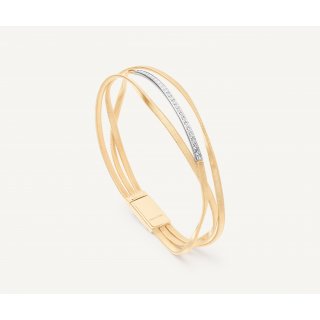 Marco Bicego - Bracciale Semi-Rigido - Oro 18K - Diamanti
