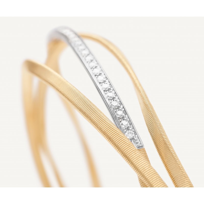 Marco Bicego - Bracciale Semi-Rigido - Oro 18K - Diamanti