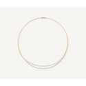 Marco Bicego - Collana Oro Giallo - Doppia Fila Diamanti